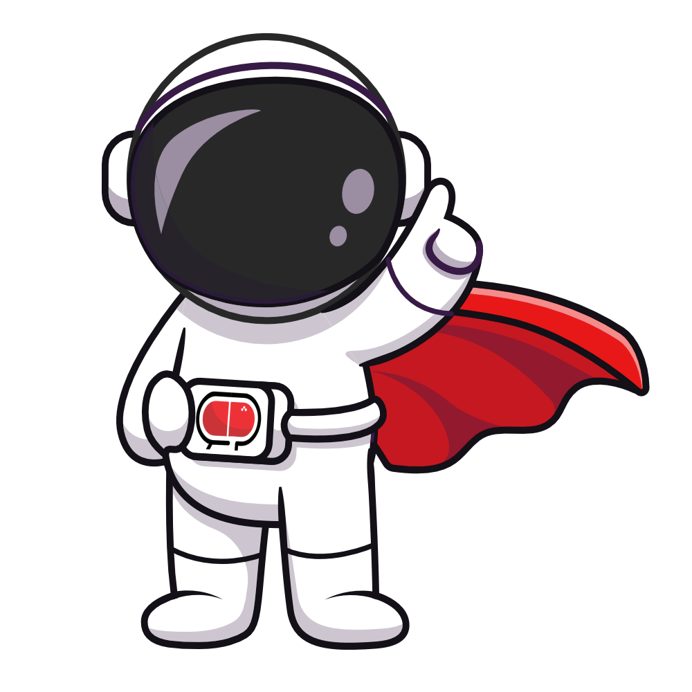 Astronauta da RedPillMkt em uma missão